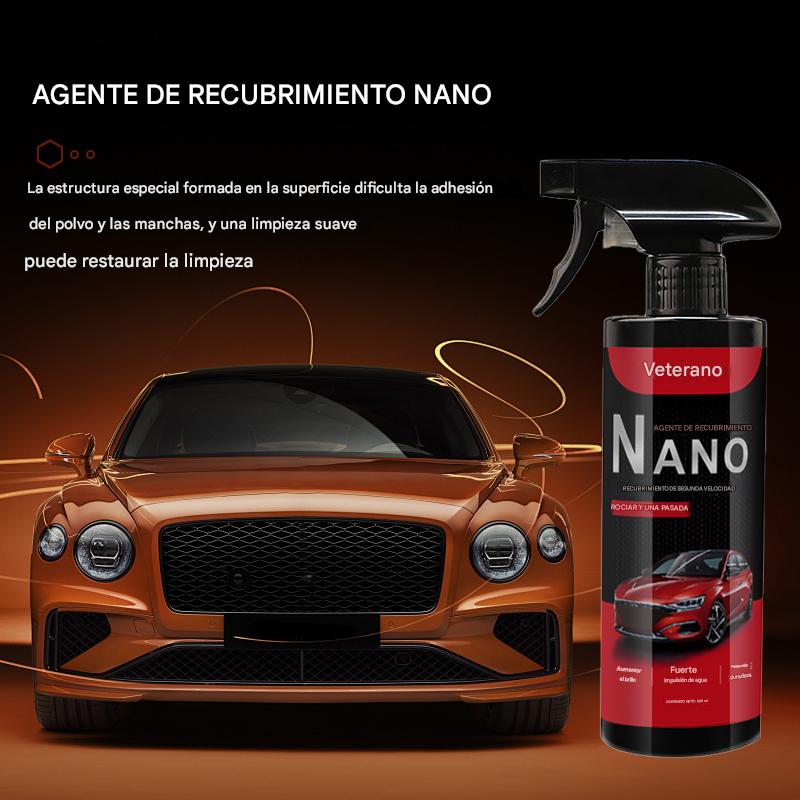 Recubrimiento Cerámico de Nanografeno 500 ml – Spray hidrofóbico/impermeable para pintura y vidrios (antivaho)