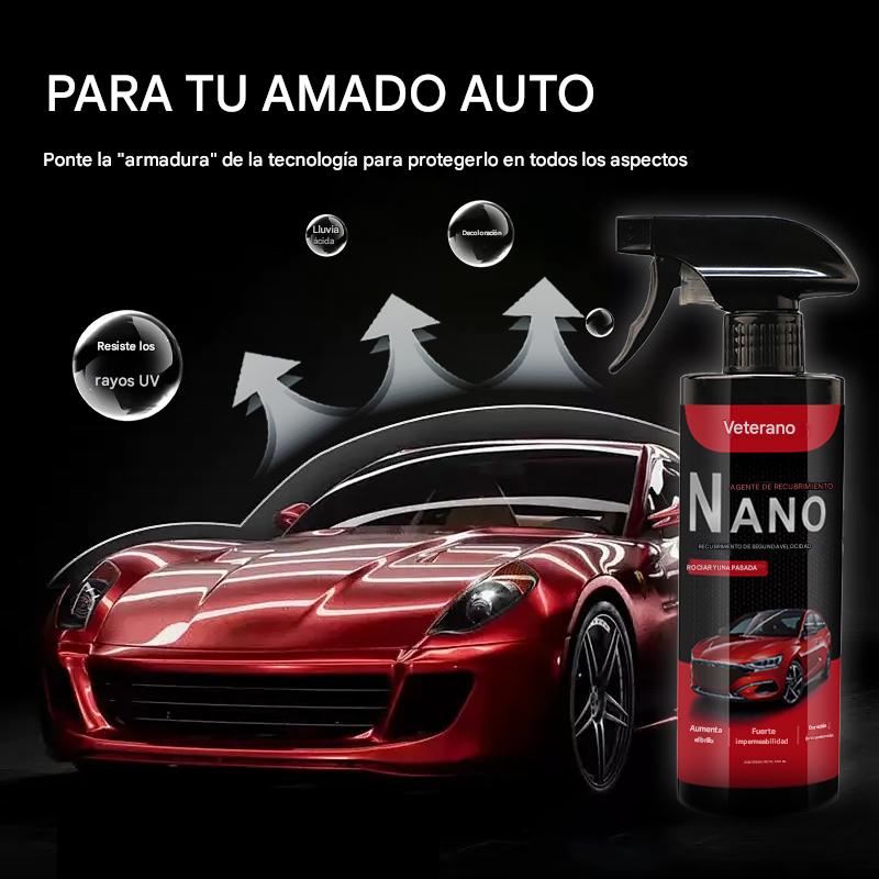 Recubrimiento Cerámico de Nanografeno 500 ml – Spray hidrofóbico/impermeable para pintura y vidrios (antivaho)