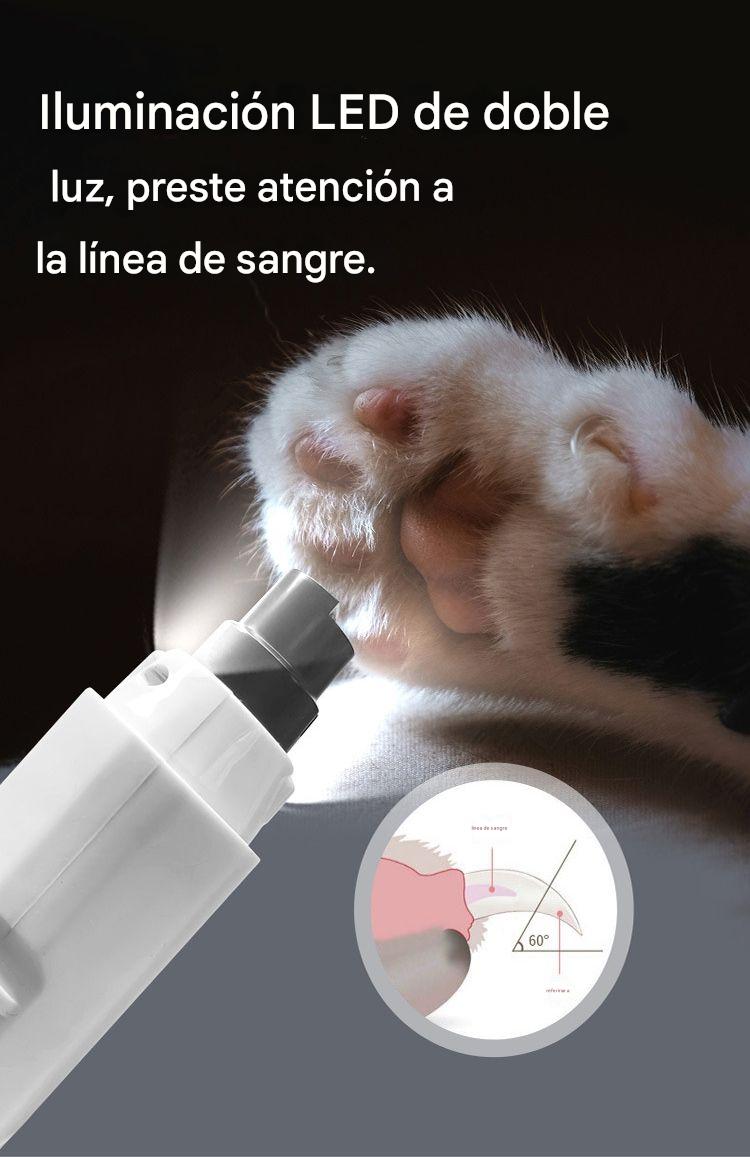 Amoladora de uñas eléctrica para perros