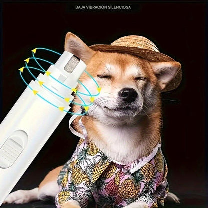 Amoladora de uñas eléctrica para perros