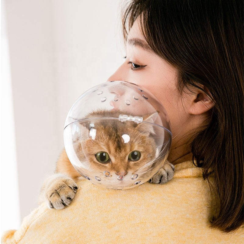 Capucha para gatos anti-mordidas