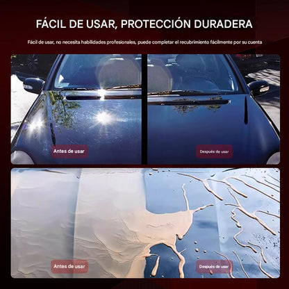 Recubrimiento Cerámico de Nanografeno 500 ml – Spray hidrofóbico/impermeable para pintura y vidrios (antivaho)