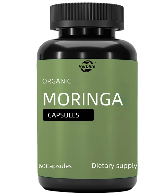 Cápsulas de moringa-Energía vegetal y antioxidante