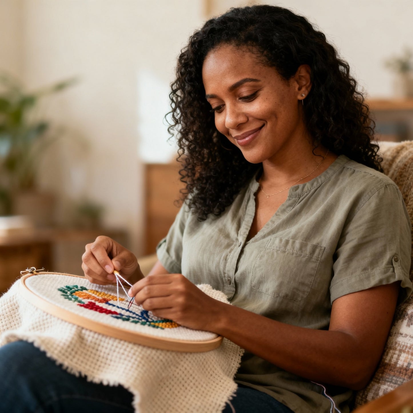 🌸 Kit de Bordado Mágico