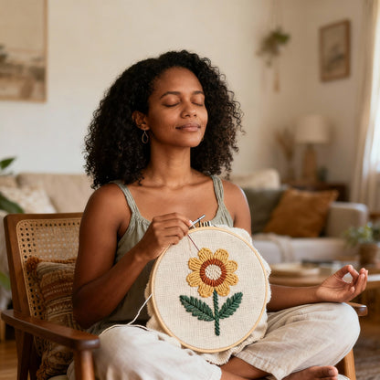 🌸 Kit de Bordado Mágico