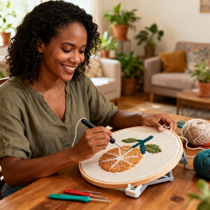 🌸 Kit de Bordado Mágico